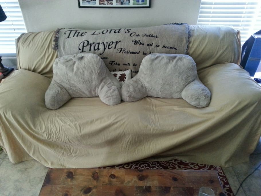 Couch in main room