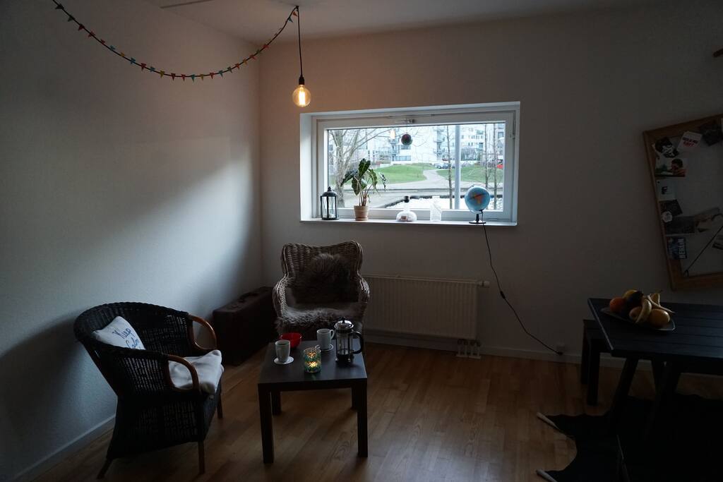 Seating area for relaxing, reading or working