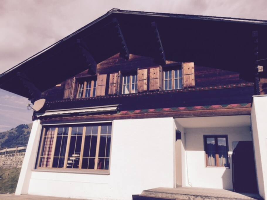 the chalet: South facing view