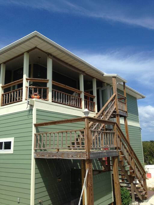 Outdoor Shower under the Sun Deck