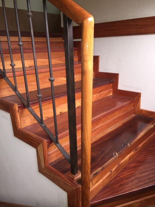 upstairs