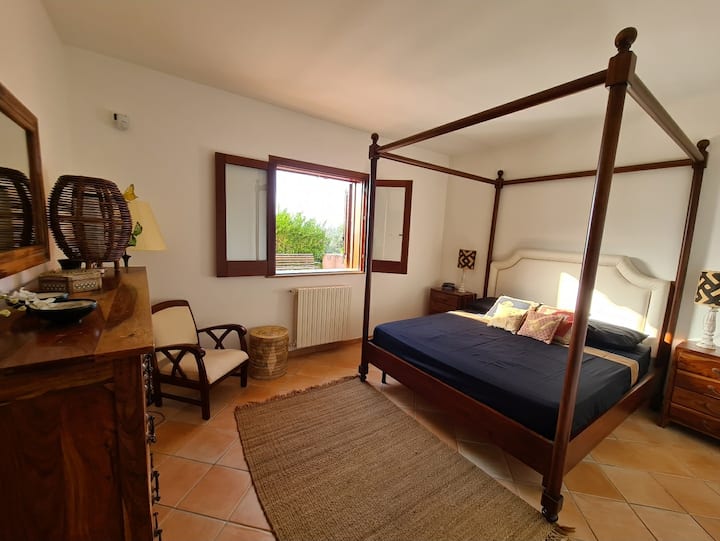 غرفة نوم مزدوجة في الطابق الأرضي