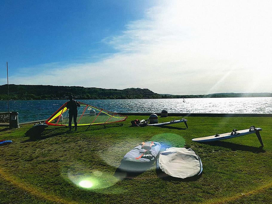 Spiaggia in erba