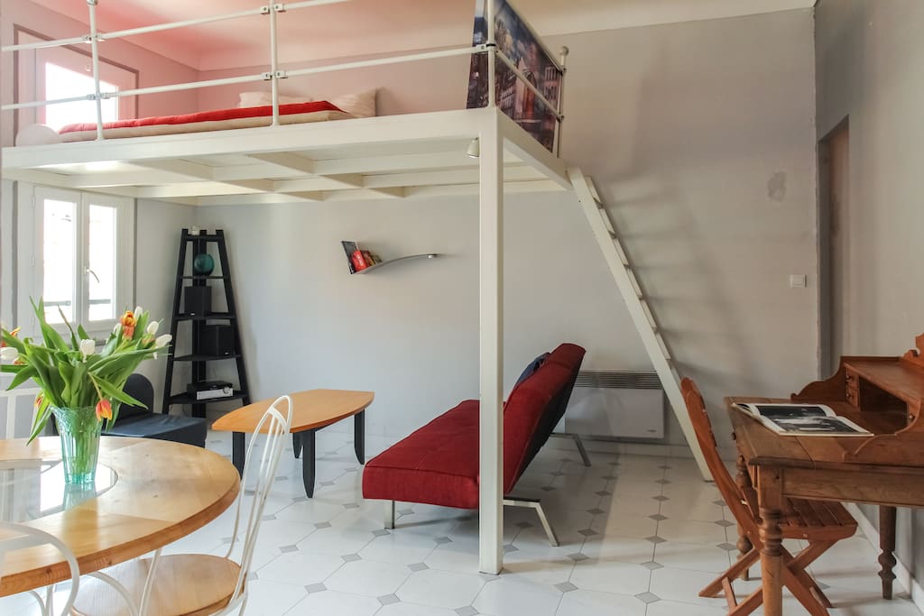 Vue mezzanine.
