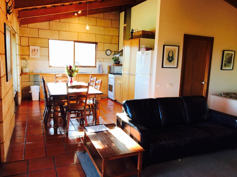 Open plan living.