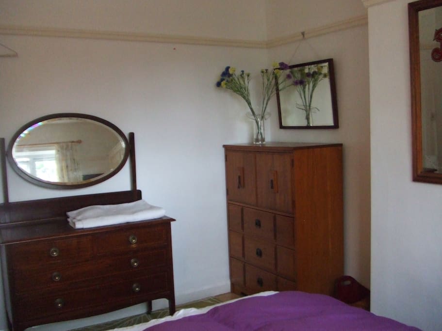 Very comfortable, south facing bedroom.