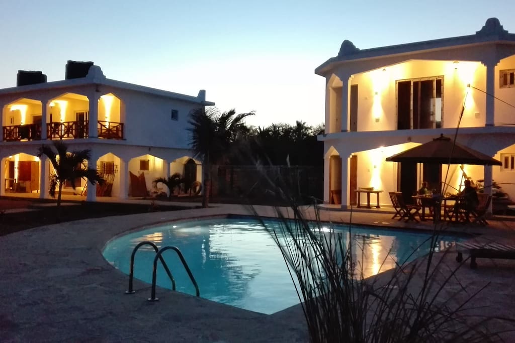 Pool and pool house