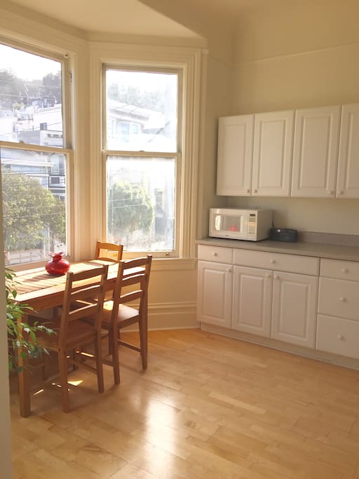 Eat-in kitchen with a view
