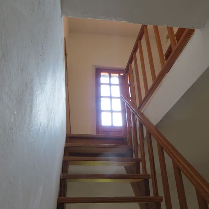 Stairs to the apartment