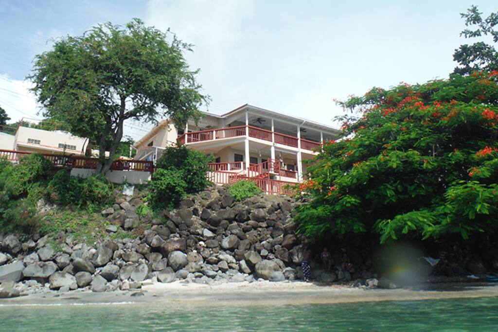 House view from the water