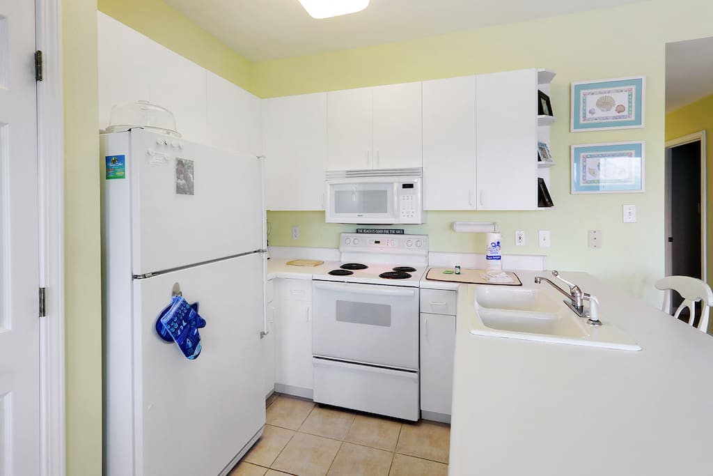 well-equipped kitchen