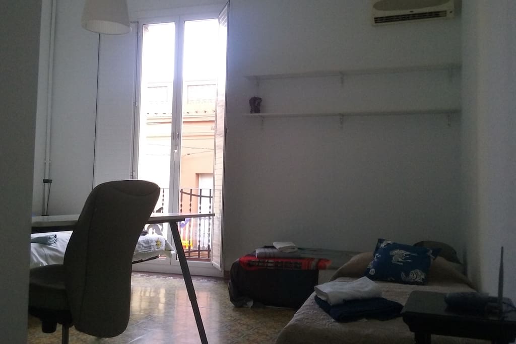 Bright balcony