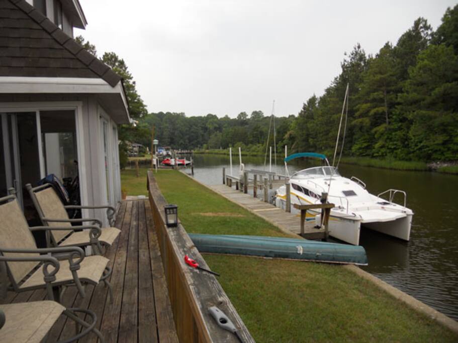 Canal View from rear deck