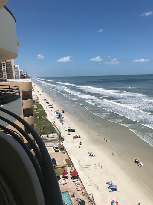 View from the ocean front balcony.