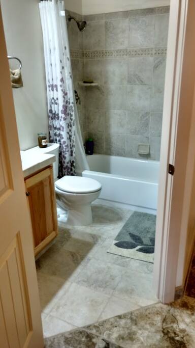 Bathroom, Sink, & Shower