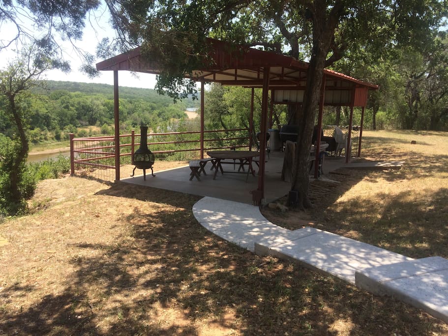 The barbecue pavilion