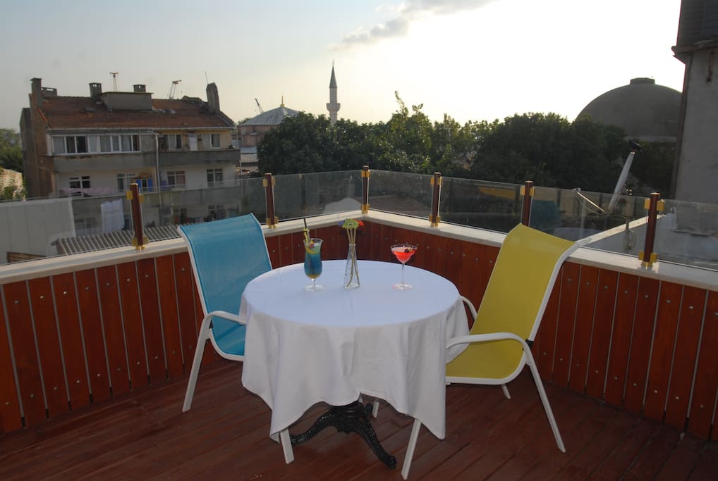 Manzaralı balkon