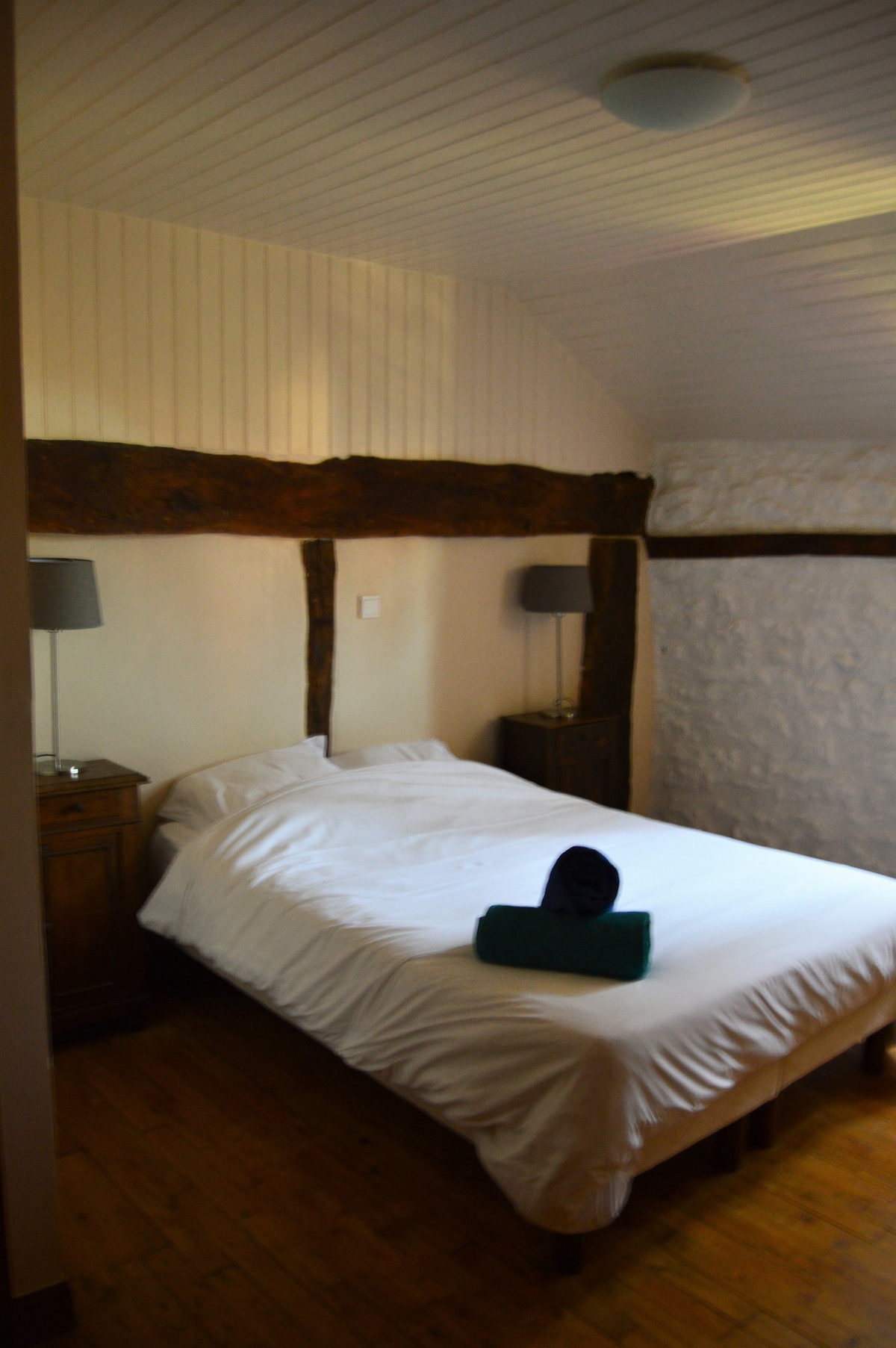 Podlaha chalupy: spálňa č.2