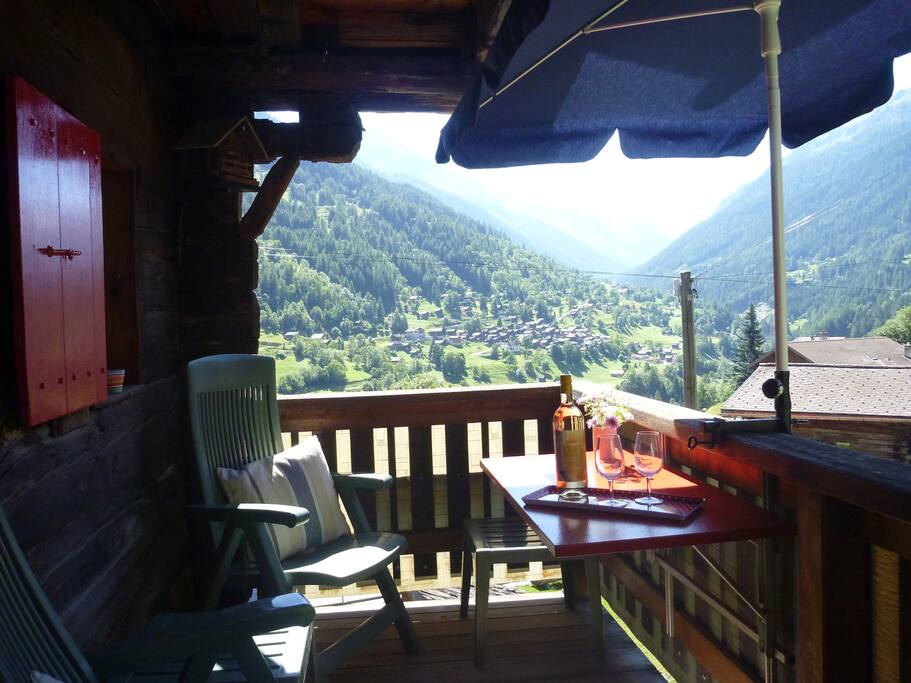 Balcony View in Summer