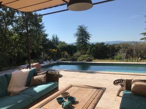 luberon architect's house air-conditioned pool