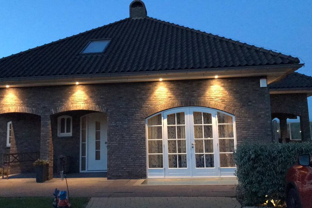 Voorkant van het huis