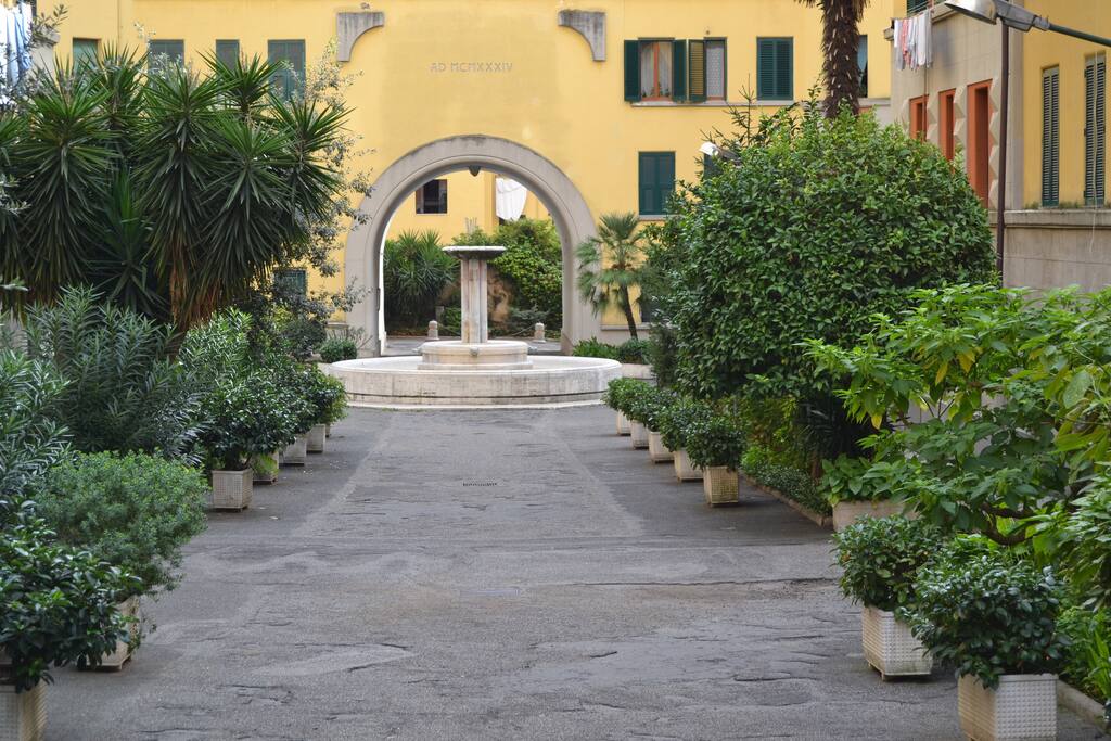 the building entrance