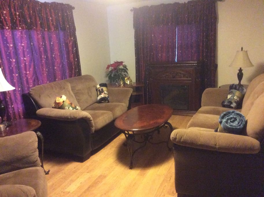 Comfortable living room area.