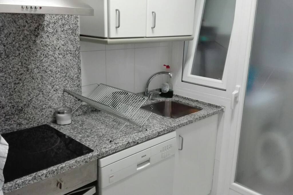 Modern fully equipped kitchen