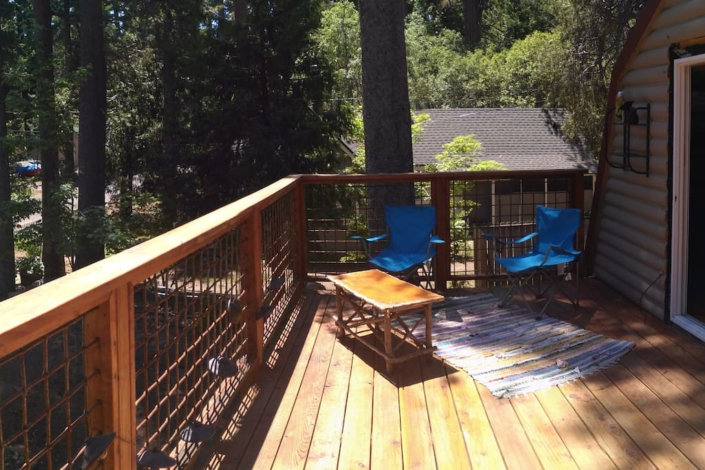 2nd story deck from master bedroom