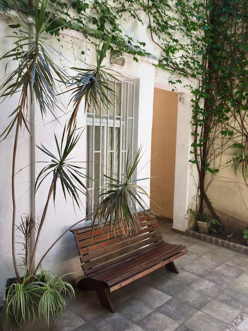 Zona de relajación en patios comunes!