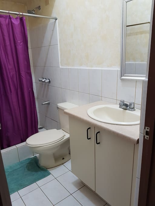 Baño con agua caliente