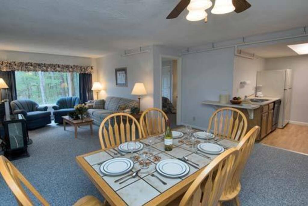 Living and dining area