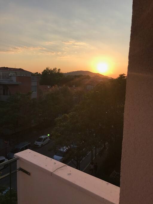Tramonto terrazzo camera