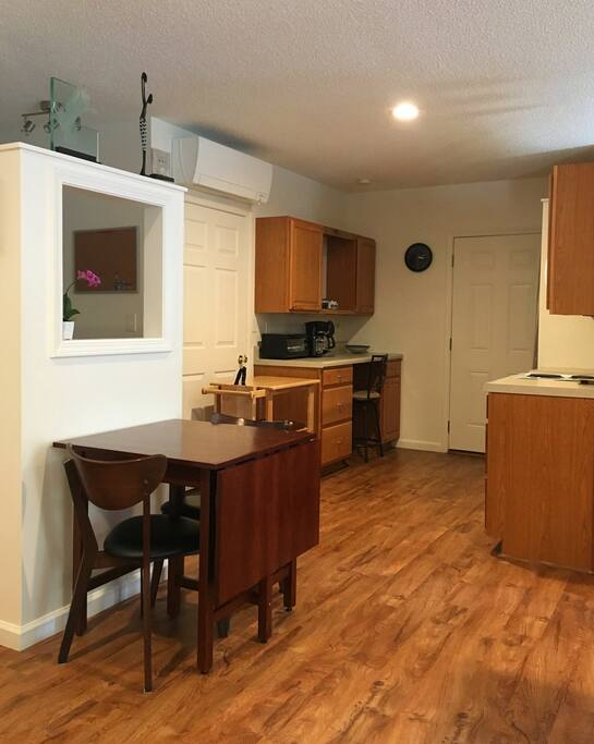 Dinning area and kitchen