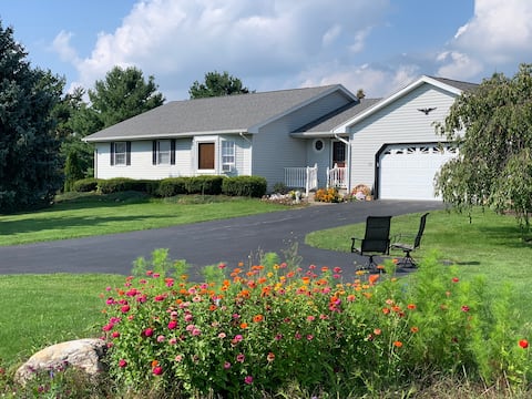 3 bedroom house on the FingerLakes wine trail