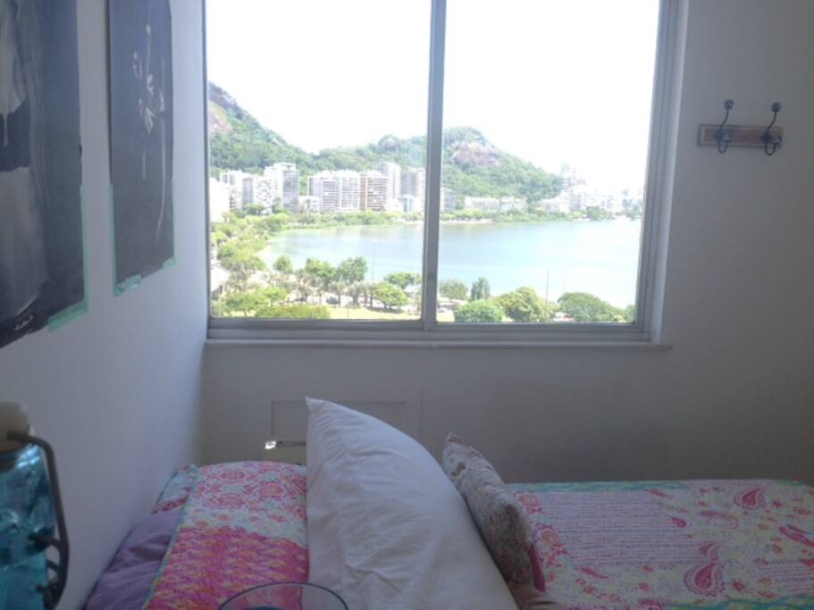 Vista da cama