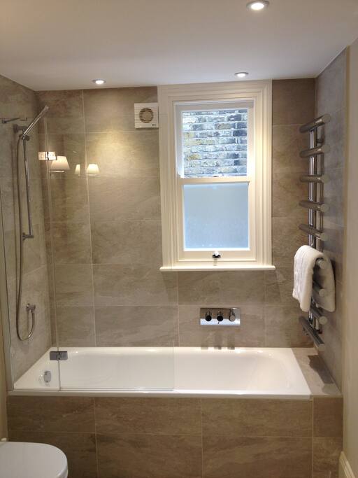 Contemporary shared bathroom