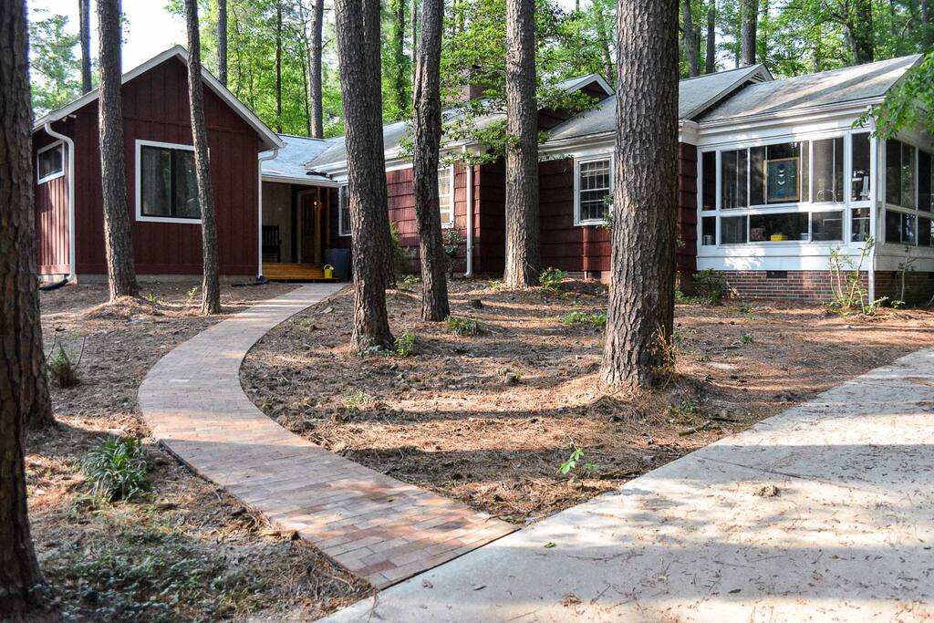 The "cottage" is your place located on the left side of our house.