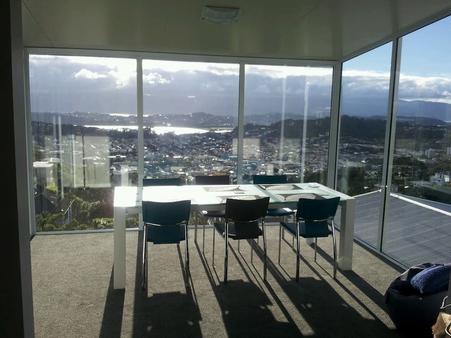 Conservatory off lounge with dining/stunning views