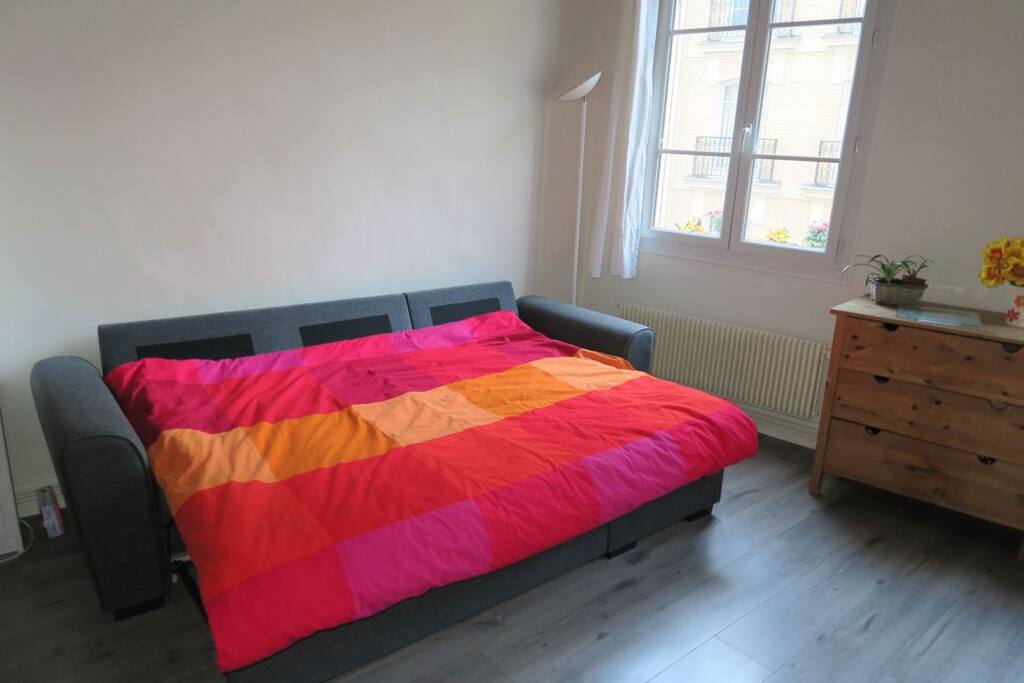 converted sofa-bed