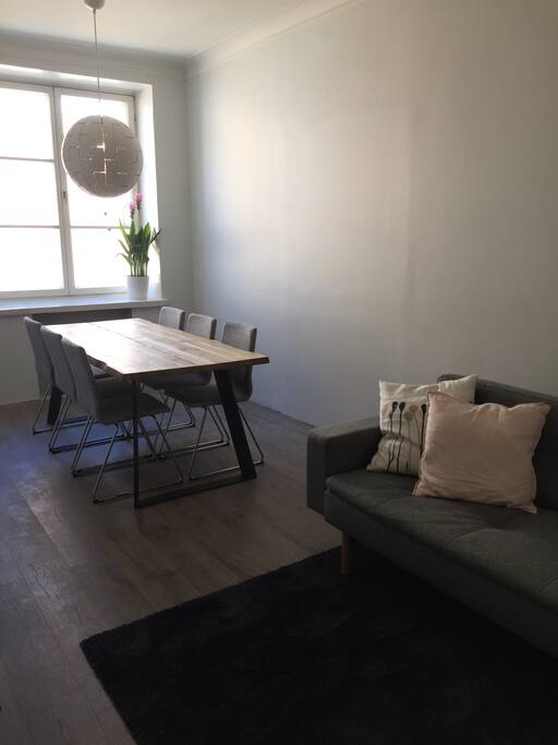 Dining and living room
