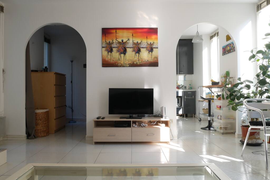 Bright living room