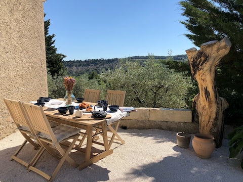 LA SÉRALLÈRE Provencal farmhouse 🌿 in the heart of the olive groves
