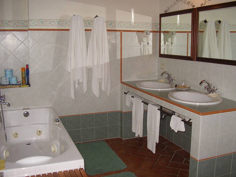 Spacious bathroom
