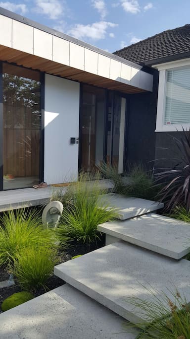 Front door and deck