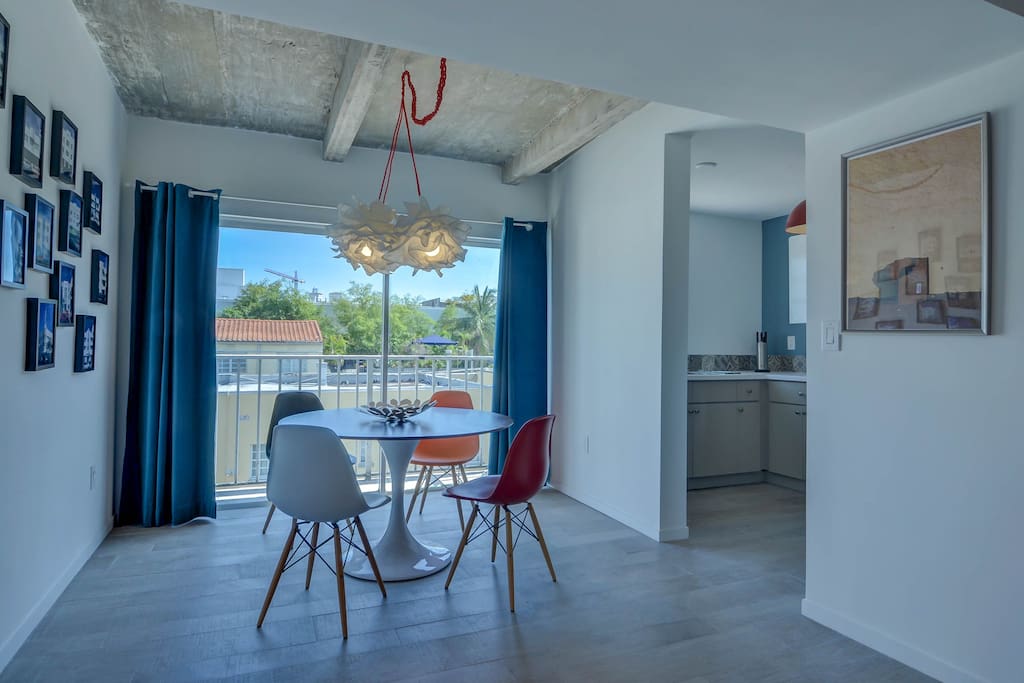 Laptop Friendly Dining Room with USB ports