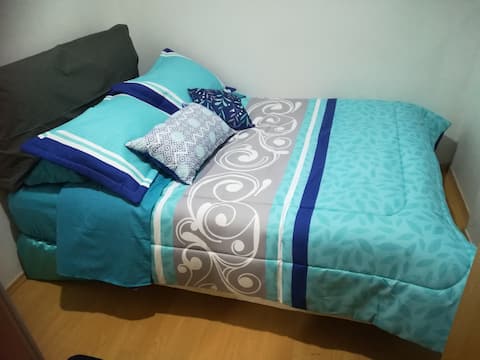 Bedroom near downtown and airport.