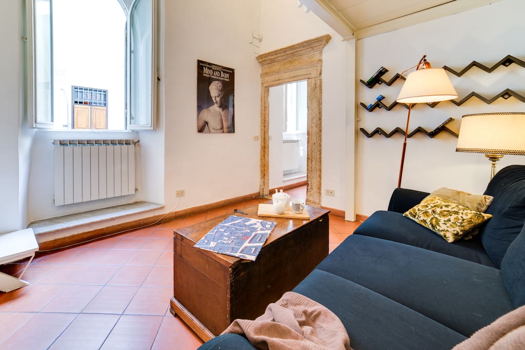 The living room