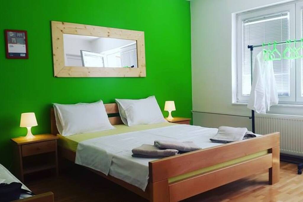 Private room, Double bed + Single One