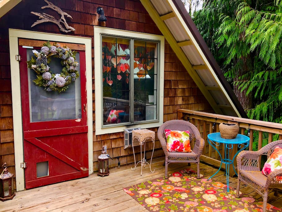 The apartment deck